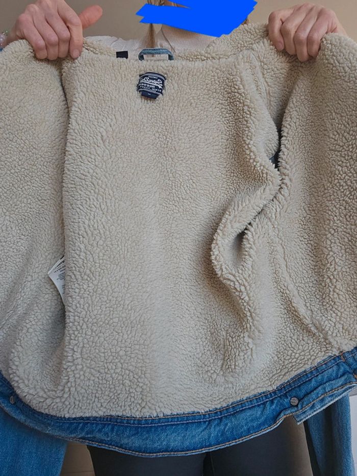 Veste jean Superdry taille M - photo numéro 5