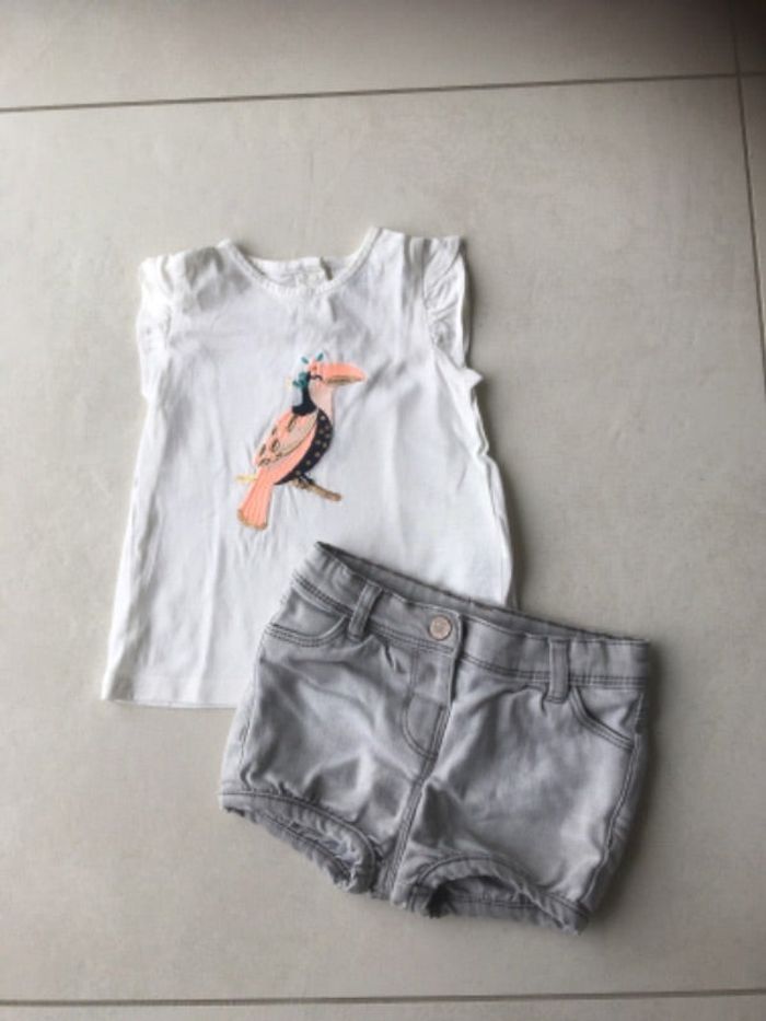 Ensemble short et tee shirt