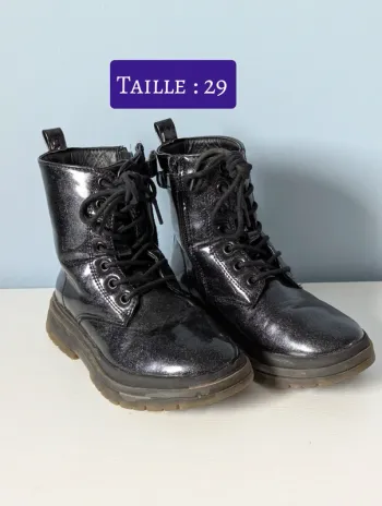 Bottines plastique fille 29