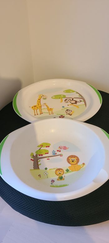 Chicco Ensemble Assiettes Plate et Creuse