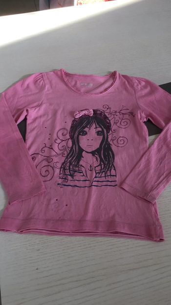 Tee-shirts ML rose « fille » 8 ans Orchestra