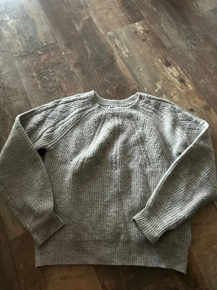 Pull doux gris perle - photo numéro 3