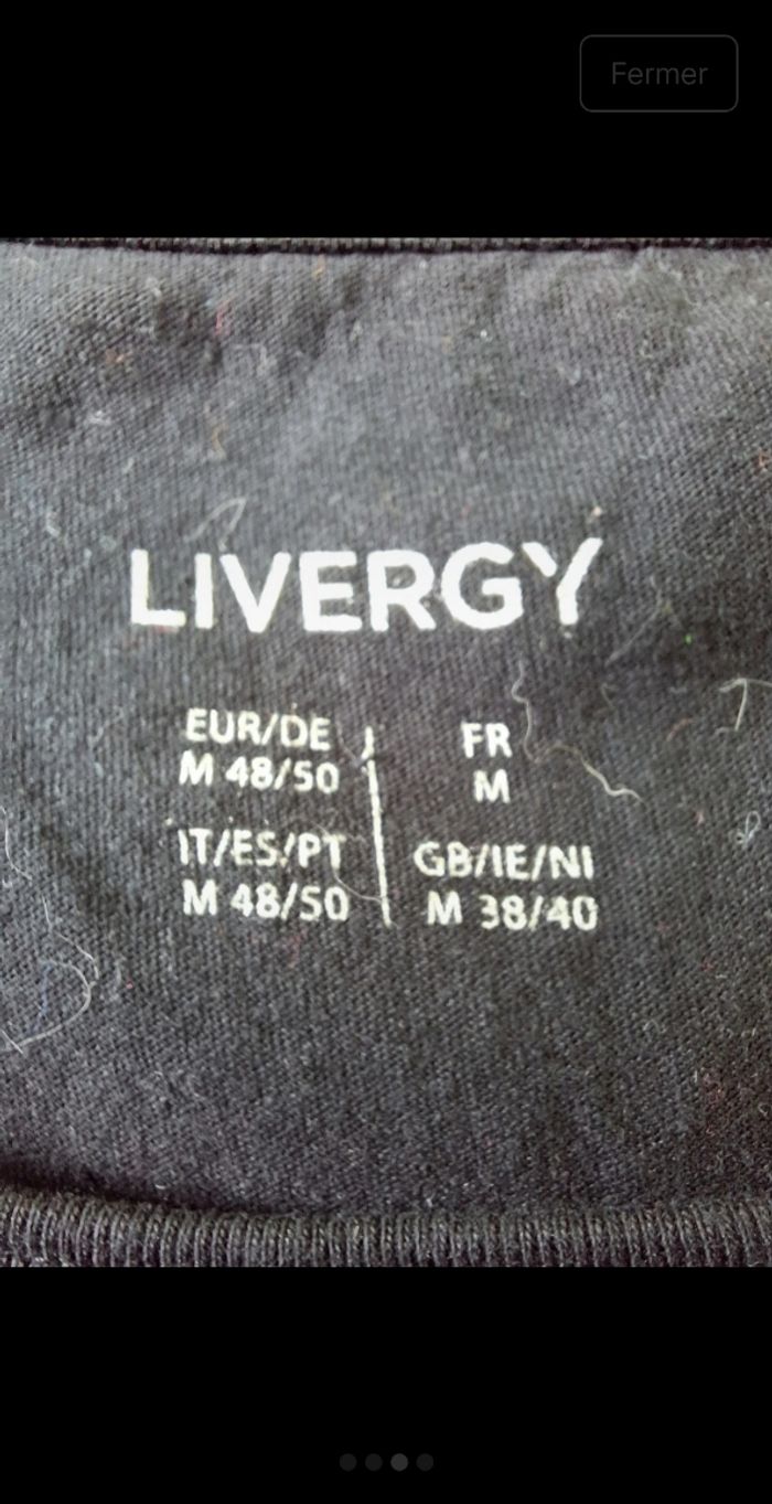 Débardeur noir basique Livergy - Taille M (38/40) - 100% coton - photo numéro 3