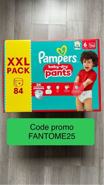 Pampers pants taille 6