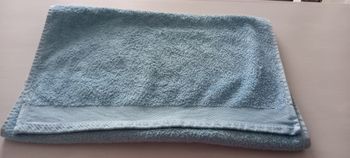 Serviette de toilette turqouise