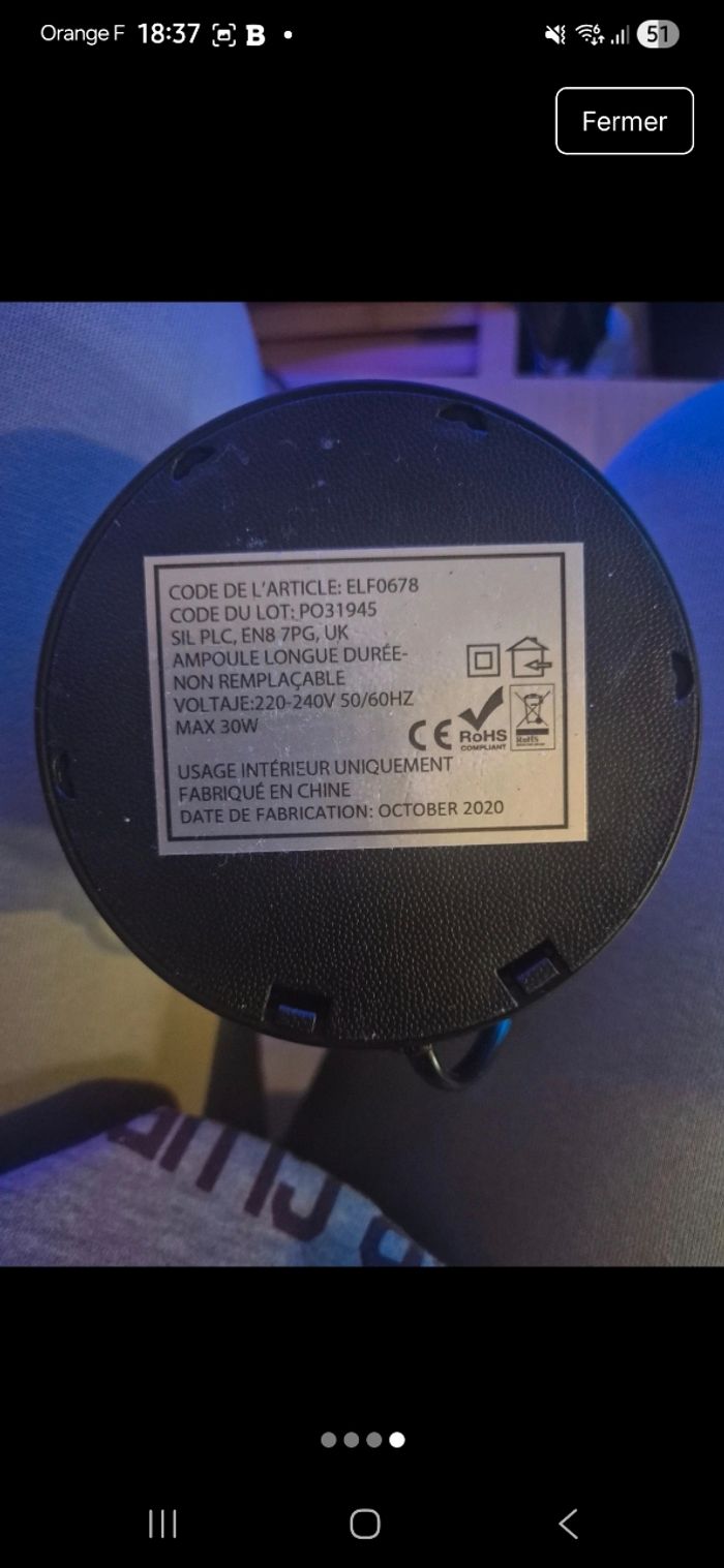 Lampe - photo numéro 4