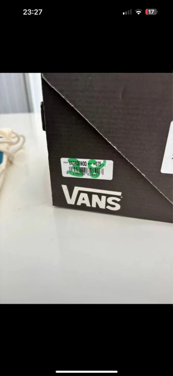 Vans Authentic Femme Taille 38 - Neuf avec Boîte et Sac - Bordeaux/Bleu Marine - photo numéro 4