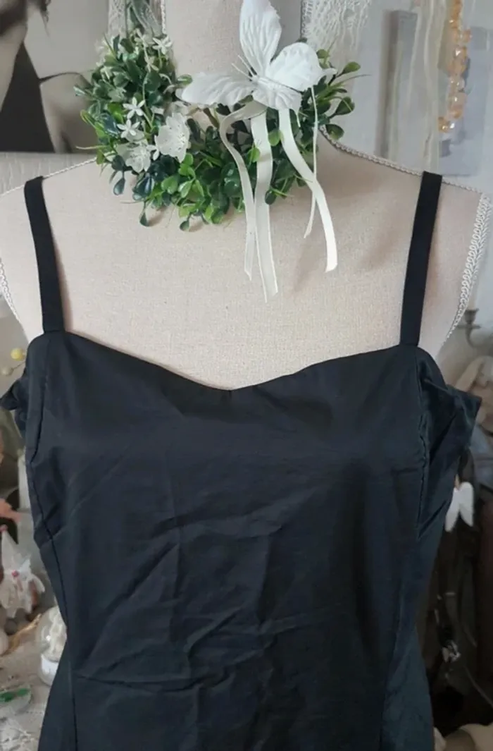 Robe chic longue noire Ambre Paris T 40/42 Neuve