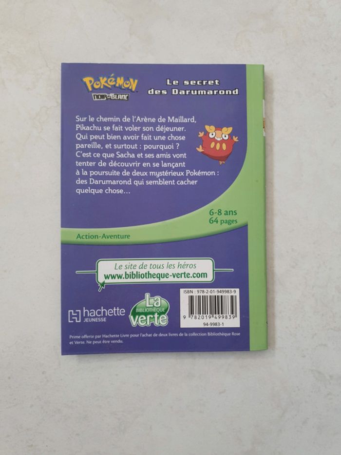 Livre Pokémon Le secret des Darumarond Neuf - photo numéro 3