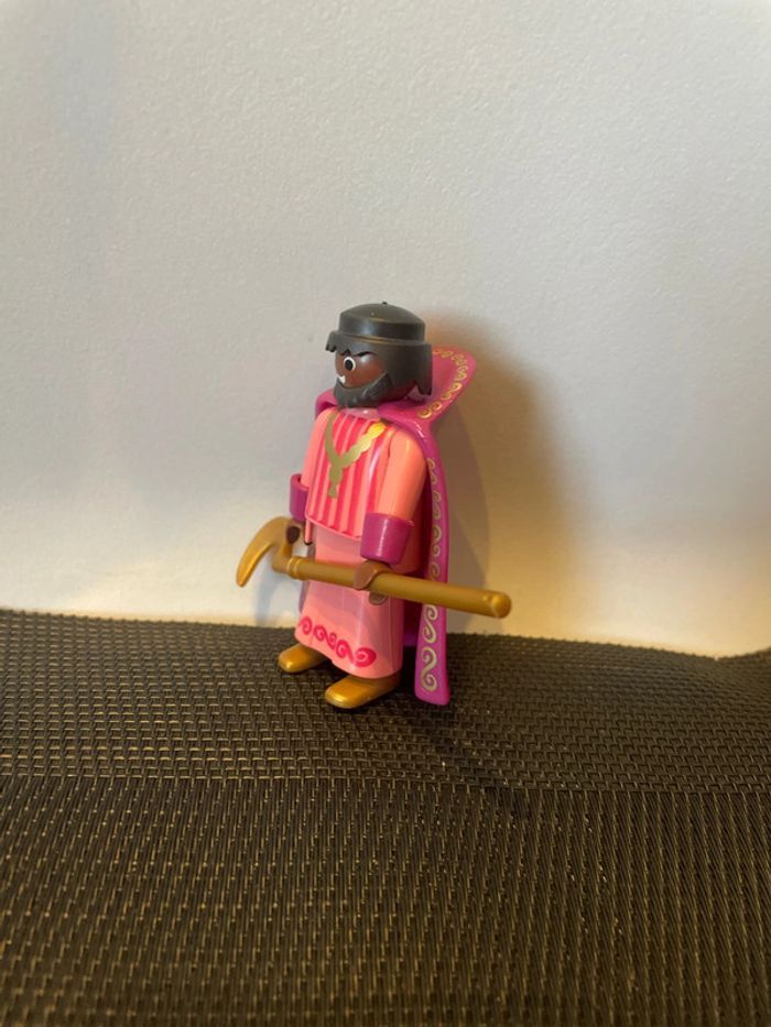 Playmobil figurine Balthazar rois mages 3365 3997 5719 cape rigide pièces détachées - photo numéro 3