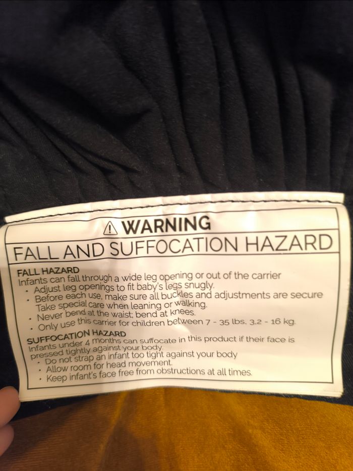 Porte bébé boba Bliss noir neuf - photo numéro 5