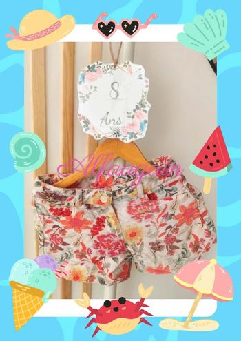 Short fleuri 8ans orchestra