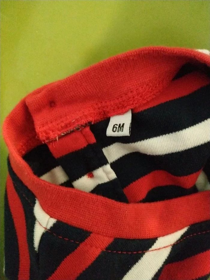 Ensemble T shirt sweat et pantalon bébé 6 mois - photo numéro 4