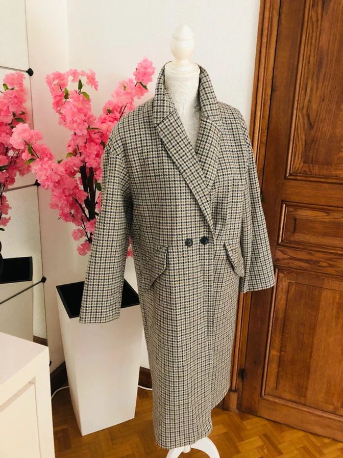 Manteau oversize neuf Zara taille XS - photo numéro 2