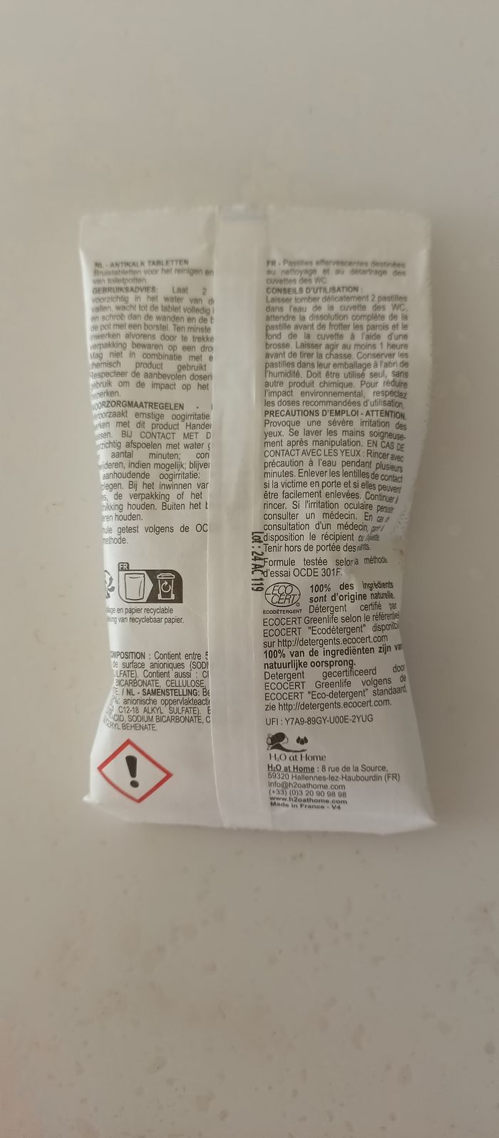 Pastilles anticalcaire H2O neuve - photo numéro 2