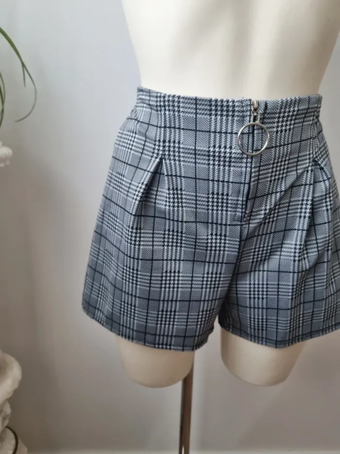 Short vichy en coton - photo numéro 7