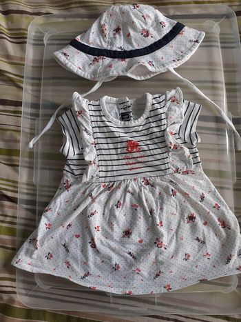 Robe et chapeau assortis 6m - Terre de marins