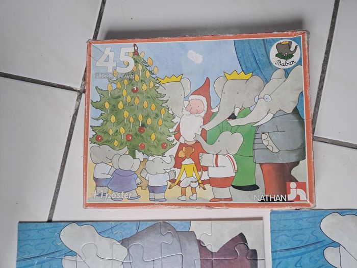 Puzzle babar vintage - photo numéro 2