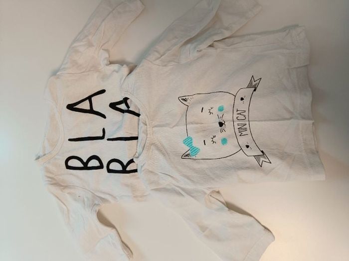 Lot 2 tee shirt manche longue Kiabi 3 mois