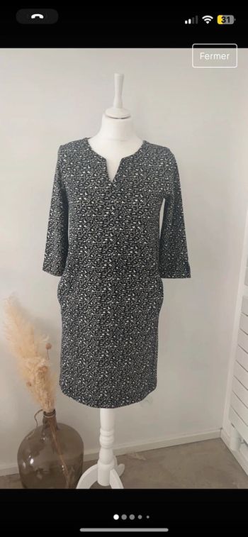 Robe motif léopard Garcia XS comme neuve