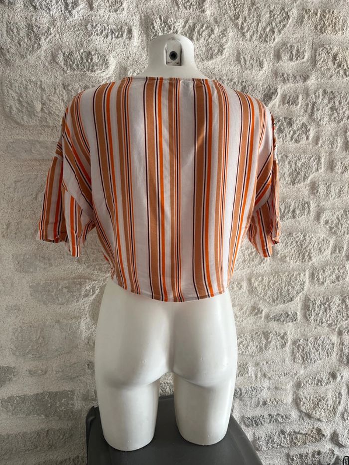 Crop top rayé - photo numéro 3