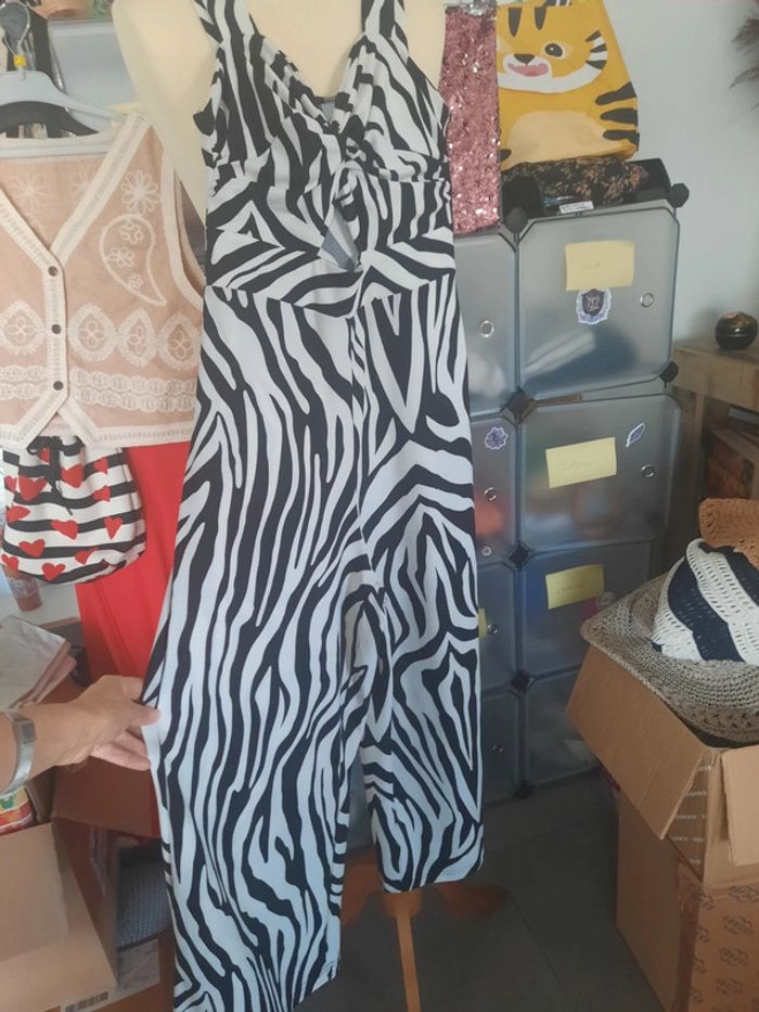 Combi-pantalon été noir et blanc Amisu 34 #lora11femme34 - photo numéro 5