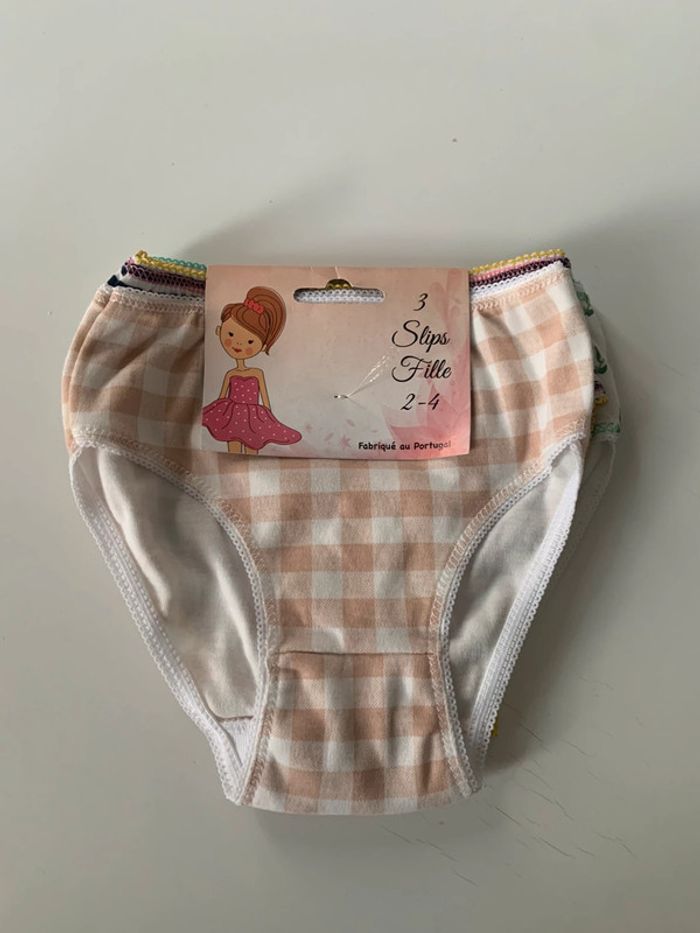 Lot de 3 culottes neuf