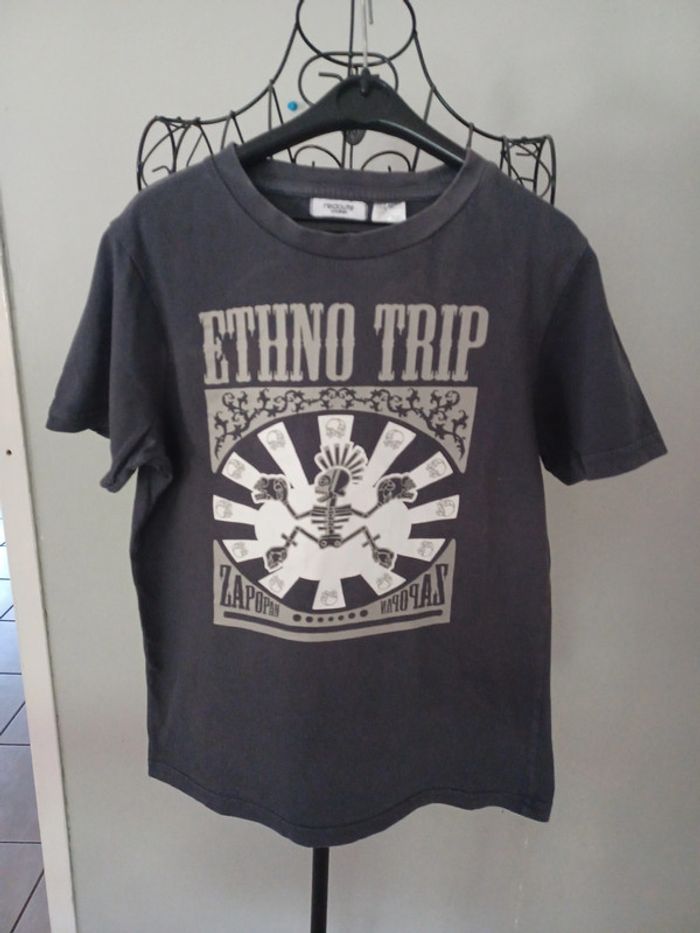 tee shirt "ethno trip" 12 ans