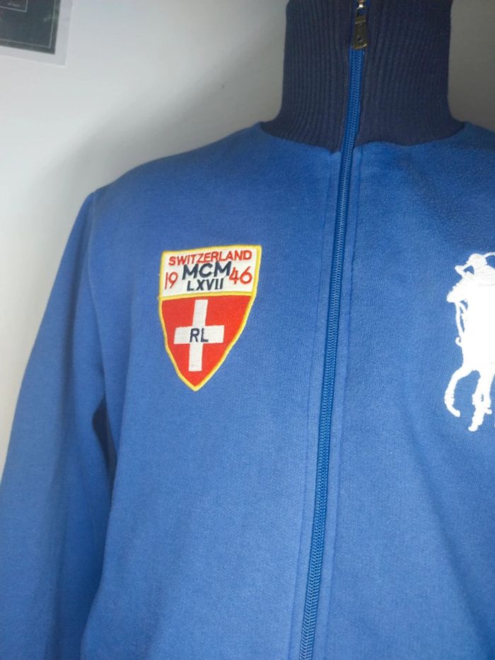 Veste zip ralph lauren suisse M en très bon état - photo numéro 3