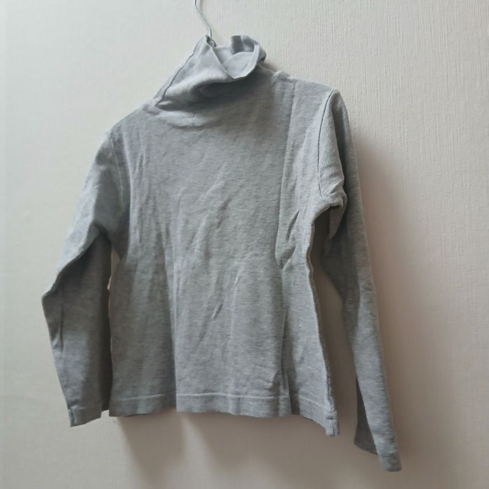 T-shirt a col roulé gris • 4 ans • Tissaia - photo numéro 5