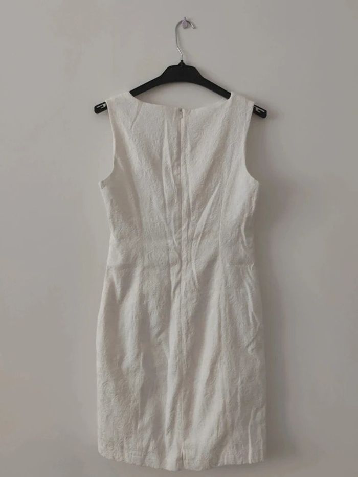 Vestido corto blanco de vestir - photo numéro 2