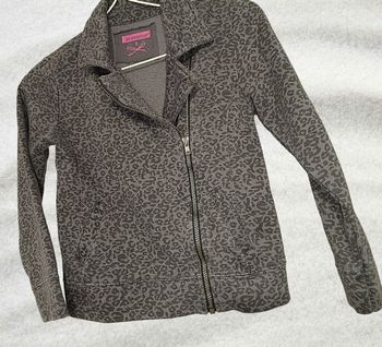 Veste zippée -8ans fille 🩷 Léopard 🤎