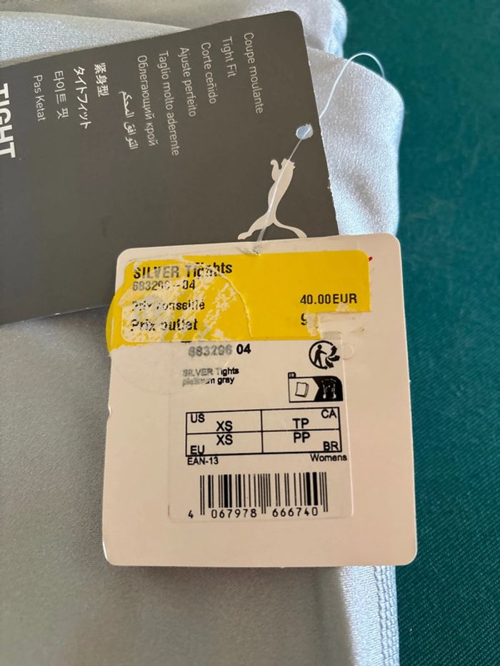 Legging de sport puma neuf gris bleuté - photo numéro 4