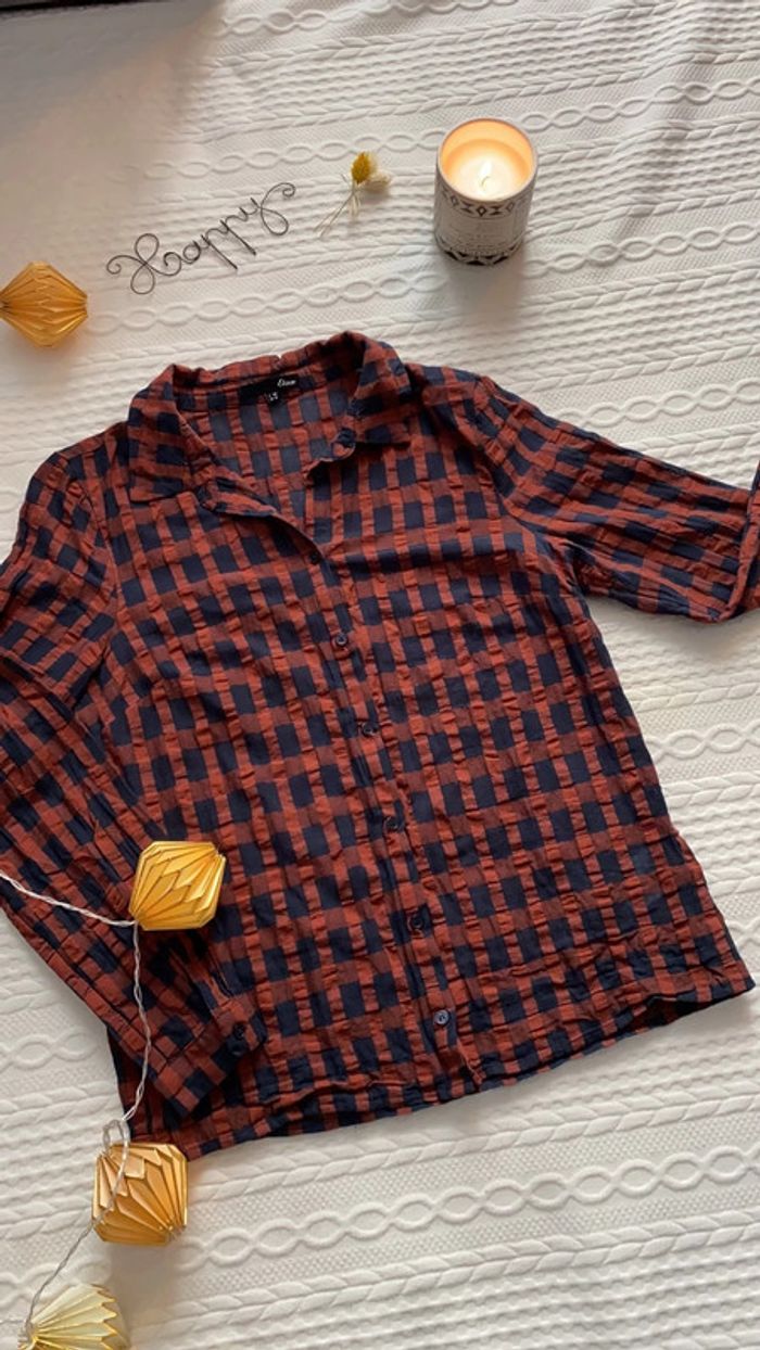 Chemise à carreaux