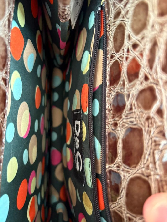 Sac dolce & gabbana motif serpent (bon état / voir descriptif) - photo numéro 4