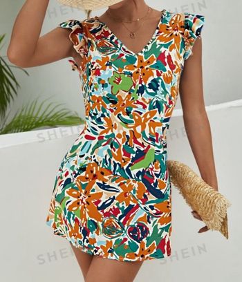 Jolie robe multicolore