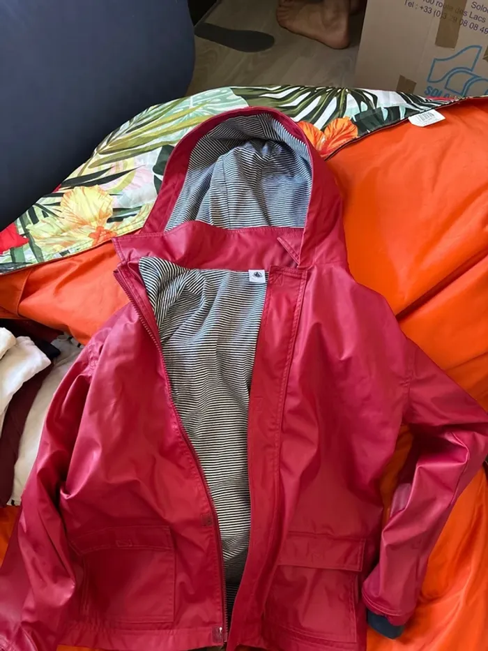 Veste de pluie petit bateau