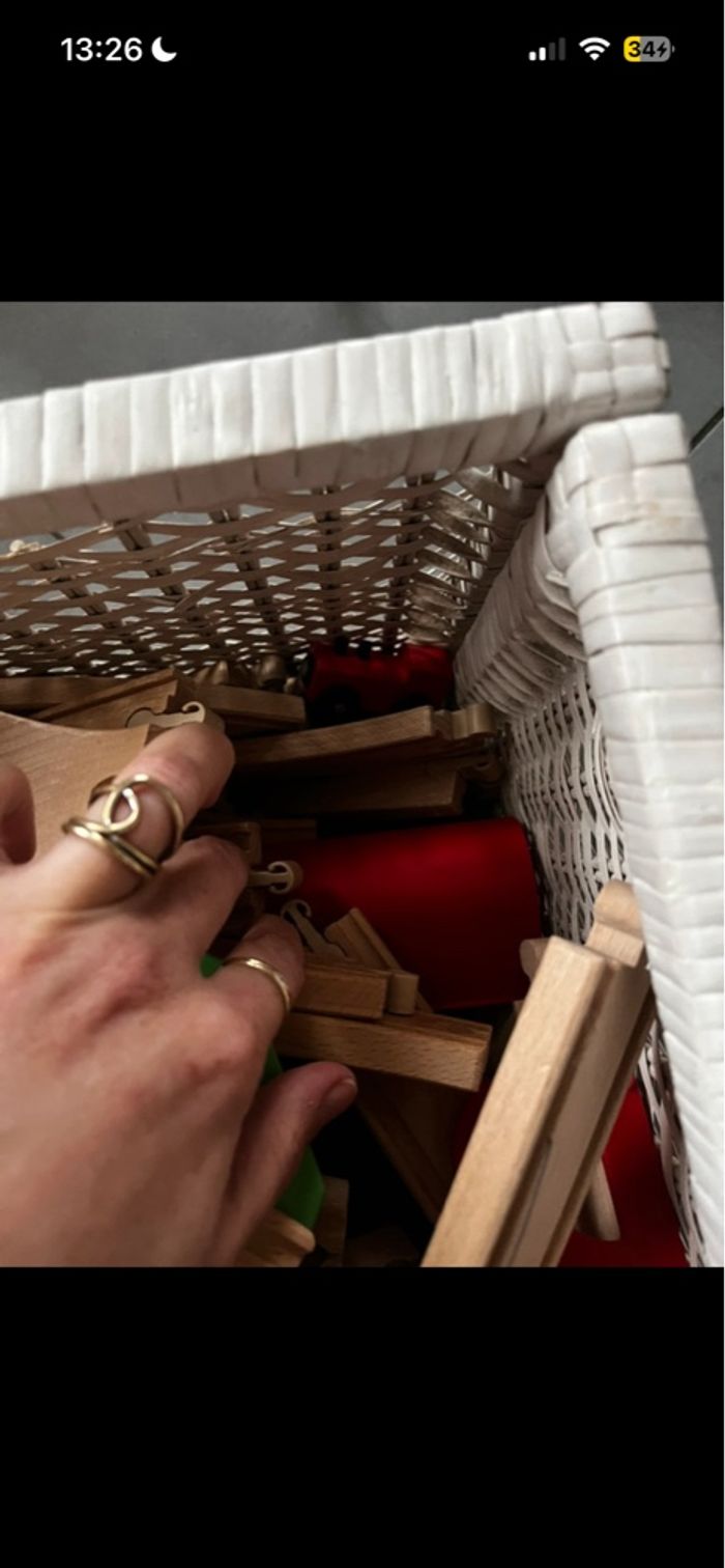 Gros lot Train en bois - photo numéro 2