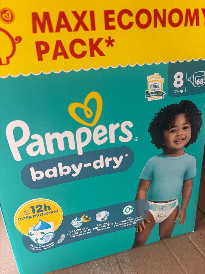 Couche taille 8 pampers