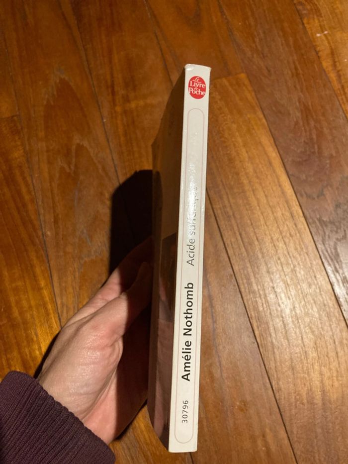 Livre Acide sulfurique Amelie Nothomb - photo numéro 3