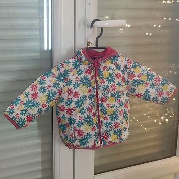 Manteau réversible fille