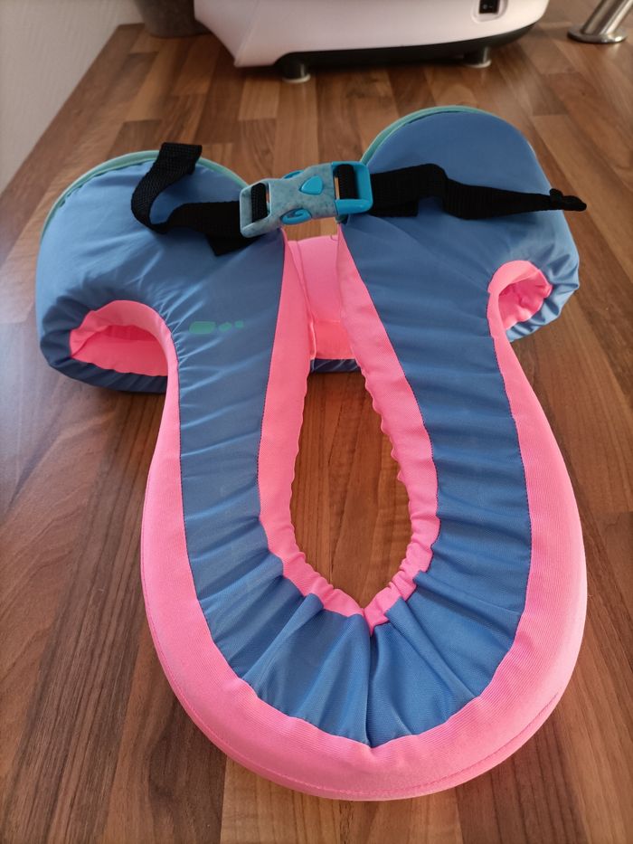 Gilet flottaison piscine rose et bleu Nabaiji 25-35 kg - photo numéro 7