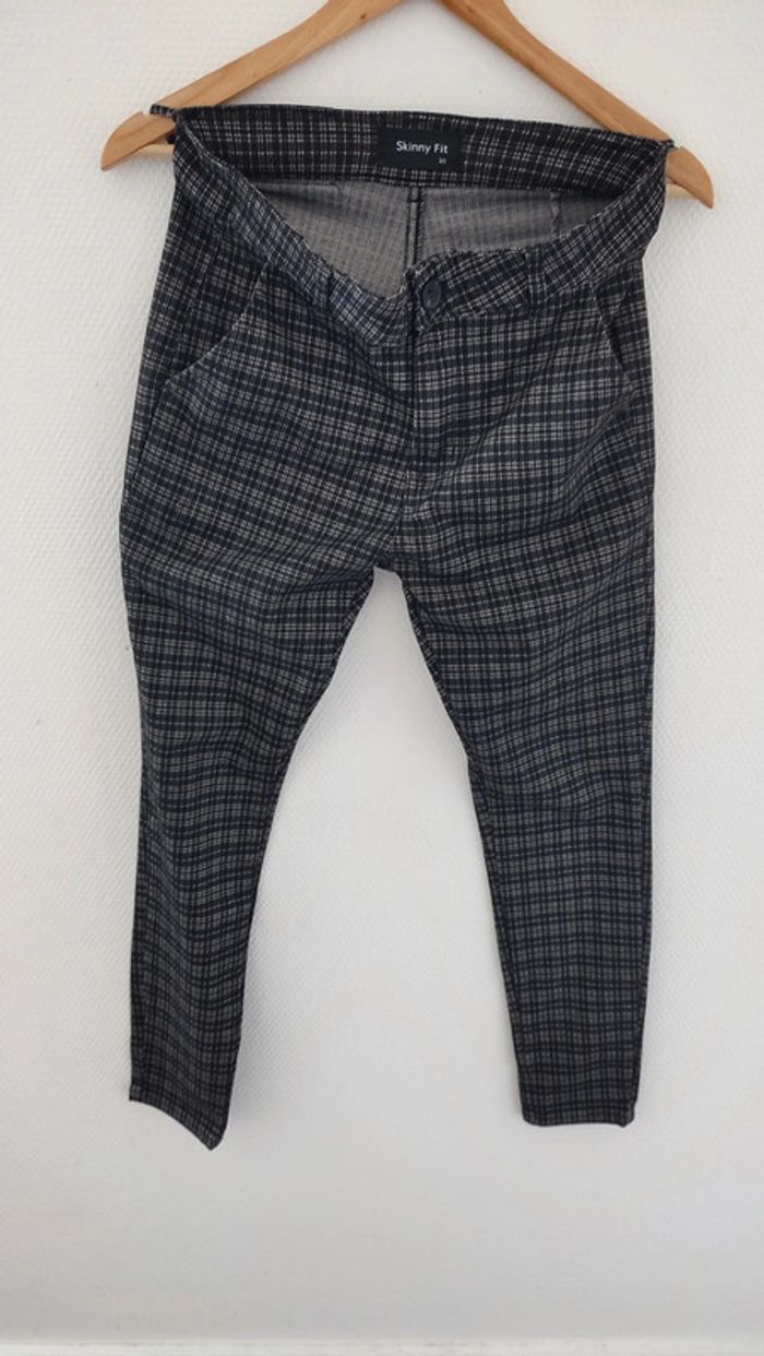Pantalon a carreaux