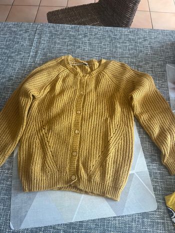 Gilet jaune moutarde neuf