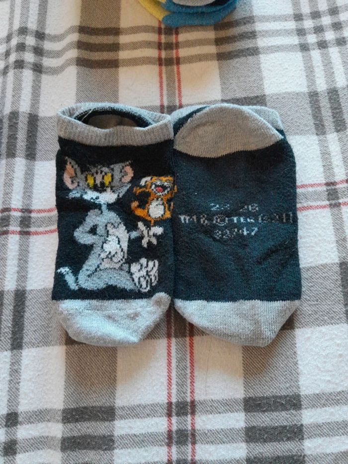 Lot de 5 paires de chaussettes Tom et Jerry 23 26 - photo numéro 3