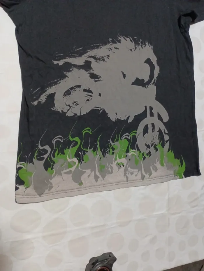 Tee shirt manches courtes homme Kawasaki taille XXL rétro vintage moto collection - photo numéro 5
