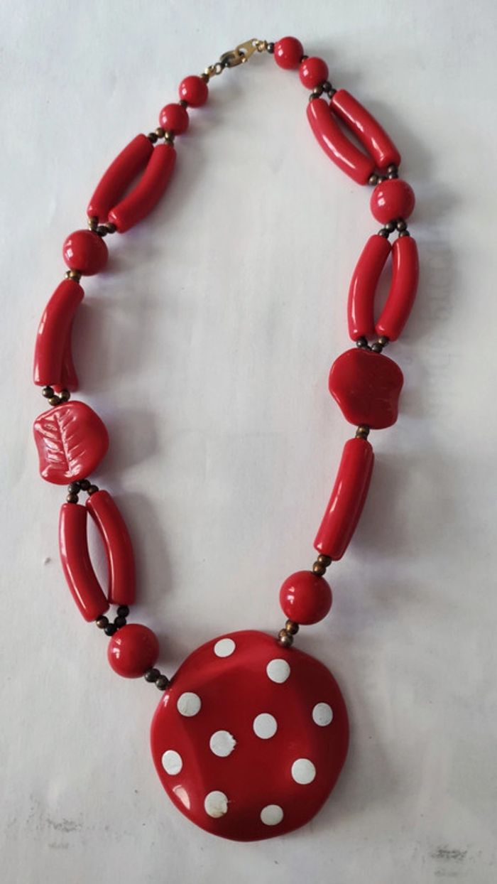 Ensemble collier bracelet inspiration 70 - photo numéro 4