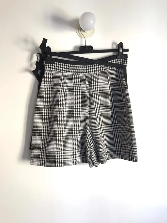 Short jupe pied de poule taille 34 - photo numéro 4