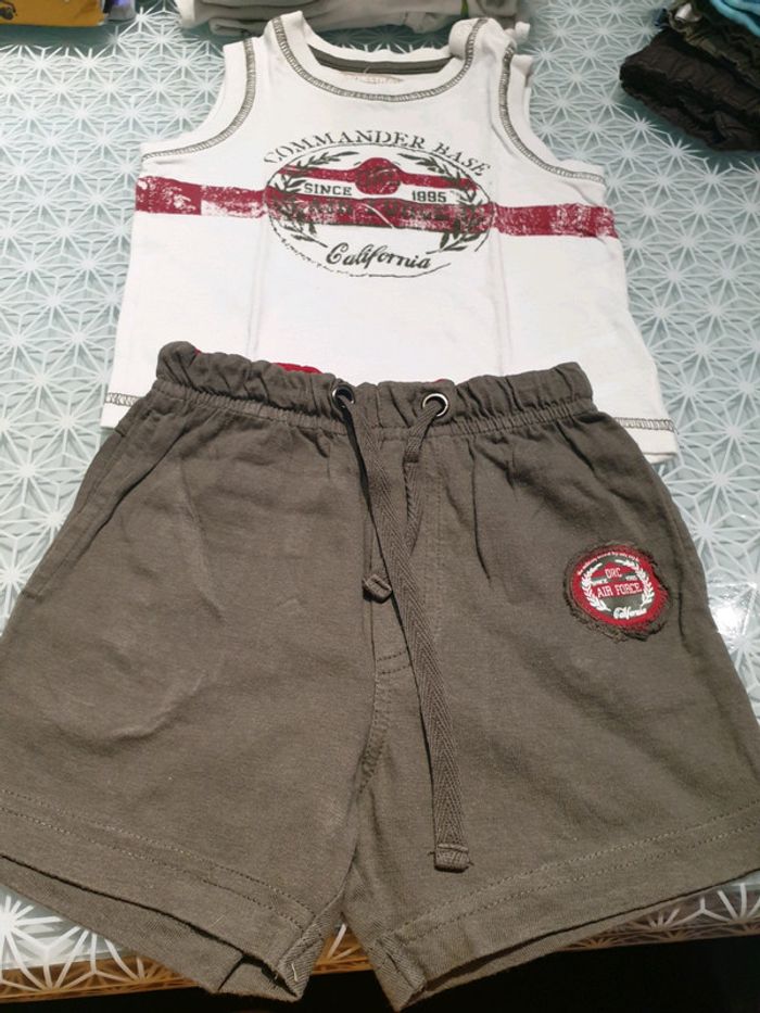 Ensemble débardeur/short orchestra 12 mois