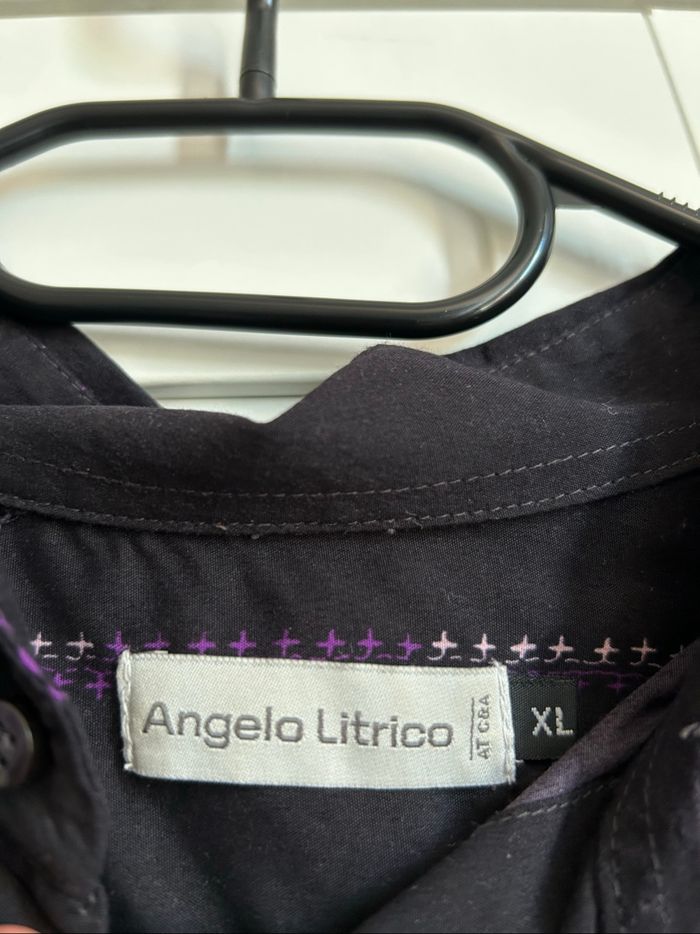 Chemise violette à rayures Homme C&A Taille XL - photo numéro 4